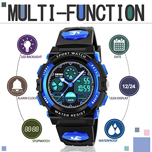 ATIMO LED Multi Function Waterproof Watch for Kids - Kids Gifts - Product Imagery