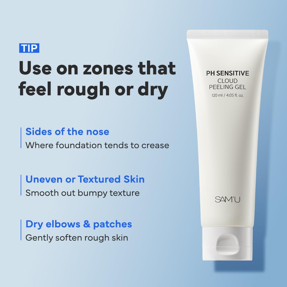 SAM'U PH Sensitive Cloud Peeling Gel, Gentle Exfoliating - SAM'U