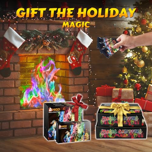 HGD (6 Pack) Magic Campfire Fire Color Changing Packets for Fire - Product Imagery