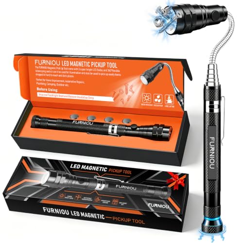 Gifts for Men, LED Magnetic Pickup Tool,Stocking Stuffers For - Product Imagery