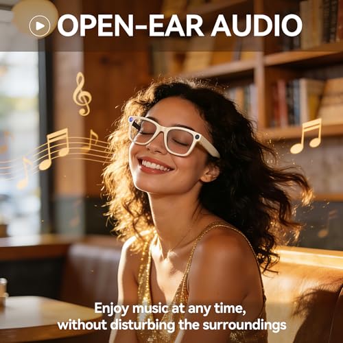 AI Smart Glasses with Camera, 8MP HD Camera Glasses for - Product Imagery