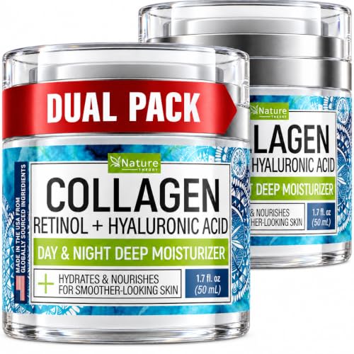 Collagen Cream for Face with Retinol - NATURE THEORY Official Imagery - 1