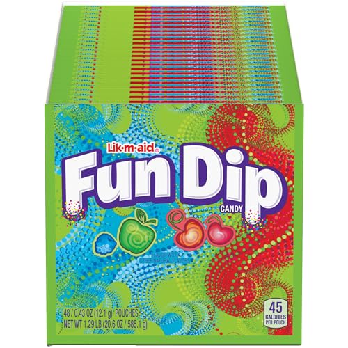 Fun Dip Assorted Flavor Party Pack - 48 Piece Pack, 0.43 oz - Product Imagery