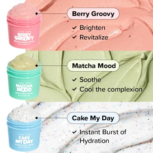 I DEW CARE Mini Scoops Cleansing Wash Off Face Mask Set, Mini - Product Imagery