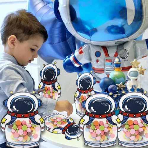 20 Pack Goodie Bags Cartoon Astronaut Candy Treat Bags Small - Product Imagery