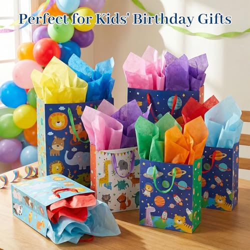 SHINDEL 330 Sheets Tissue Paper Bulk, 14X10 inch Colored - Product Imagery