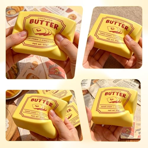 Butter Squishy Bread Viral Slow Rising Squishy, 2026 New Cute - Product Imagery
