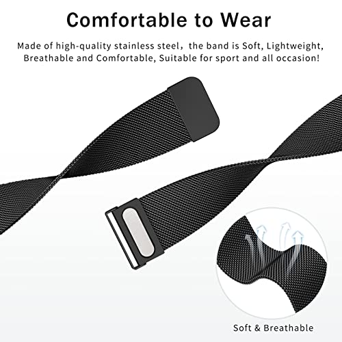 Meliya Metal Watch Bands, 20mm 22mm Quick Release Watch Strap, - Product Imagery