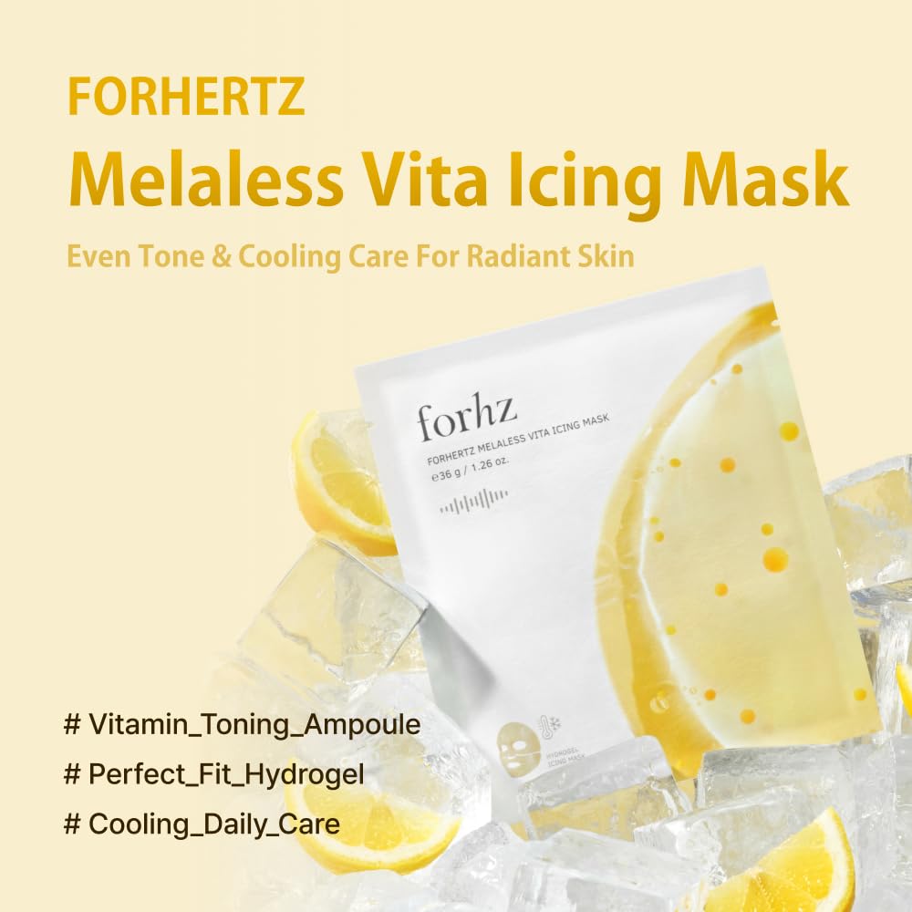 FORHERTZ Melaless Vita Icing Mask Ampoule Infused Hydrogel - forhz Official Imagery - 3