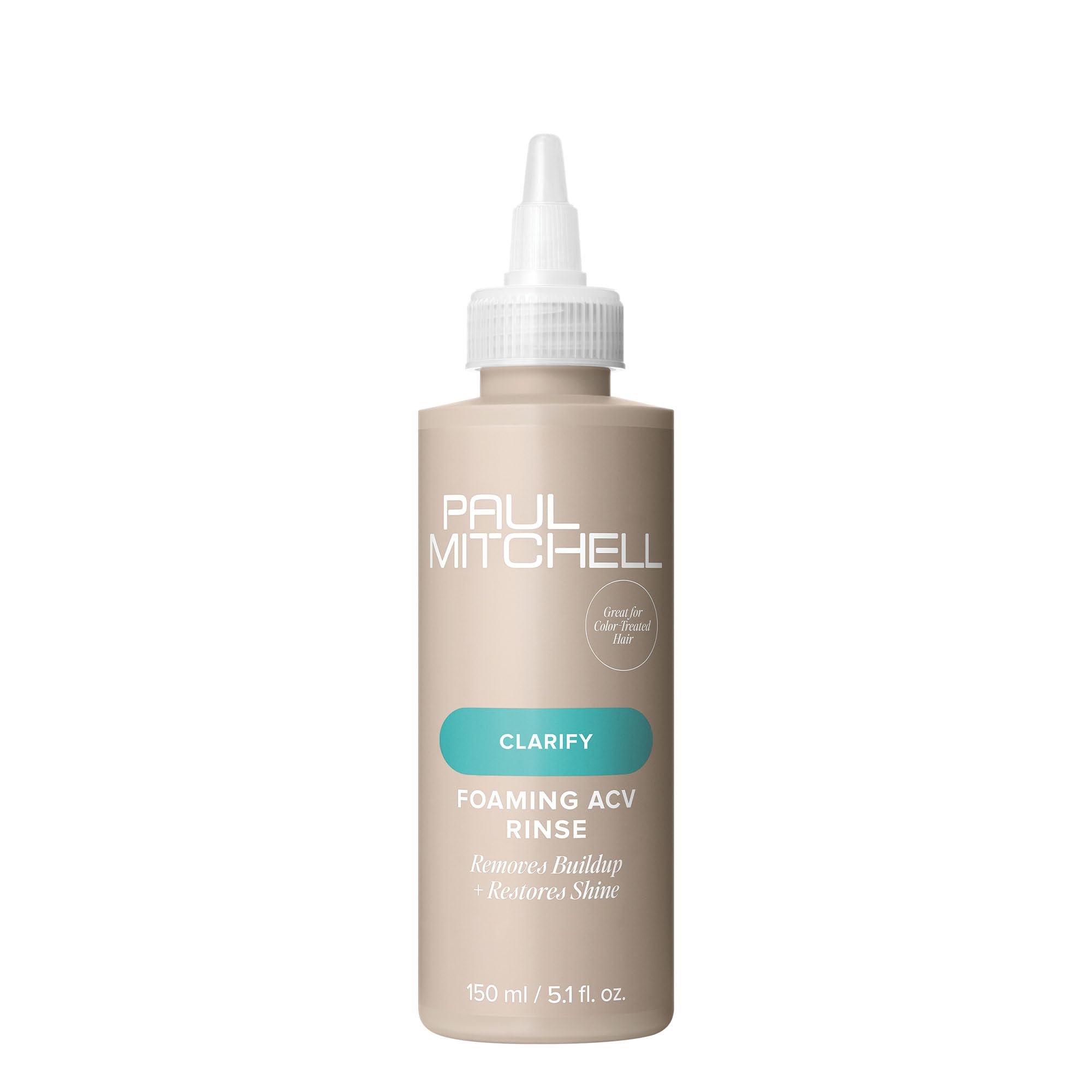 Paul Mitchell Foaming Apple Cider Vinegar Rinse, Removes Buildup + Restores Shine, For All Hair Types, 5.1 fl. oz