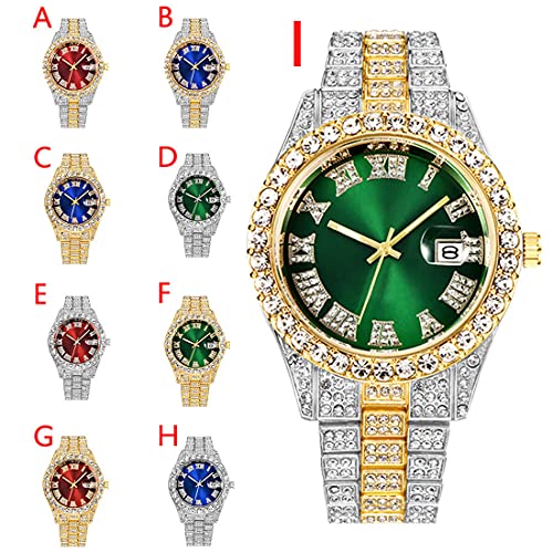 BESTKANG Unisex Crystal Diamond Watch Quartz Analog Watches - Product Imagery