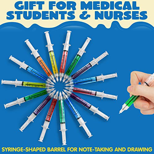 JOYIN 36pk Retractable- Syringe Pens Bulk Party Favors Fun Nurse - Product Imagery