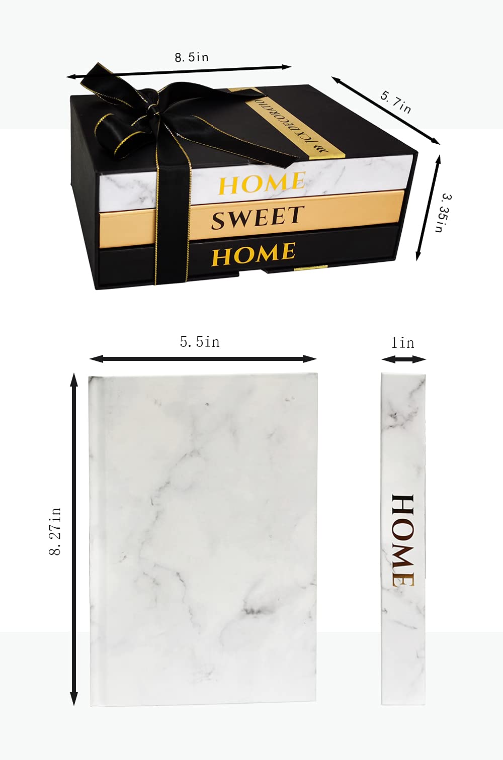 Decorative Books with Blank Pages Inside for Coffee Table - YD SZ YADOO Official Imagery - 4