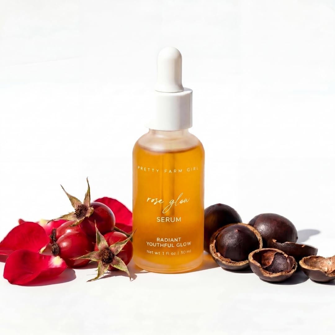 Pretty Farm Girl Pomegranate Glow Natural Face Serum – With - Pretty farm girl