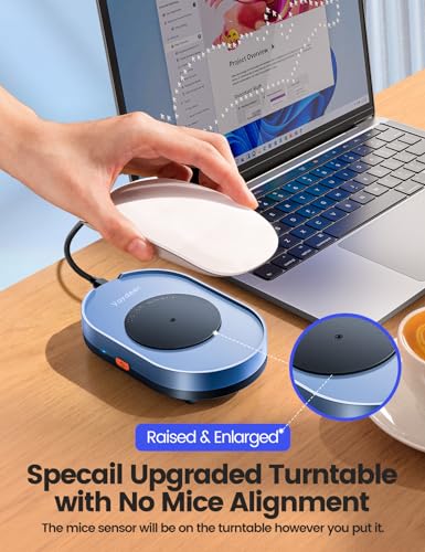 Vaydeer Undetectable Mouse Mover, M3 Mouse Jiggler Device with - Product Imagery