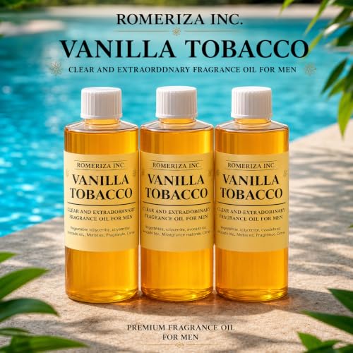 4 Fl Oz Vanilla Tobacco Fragrance Oil for Men - Product Imagery