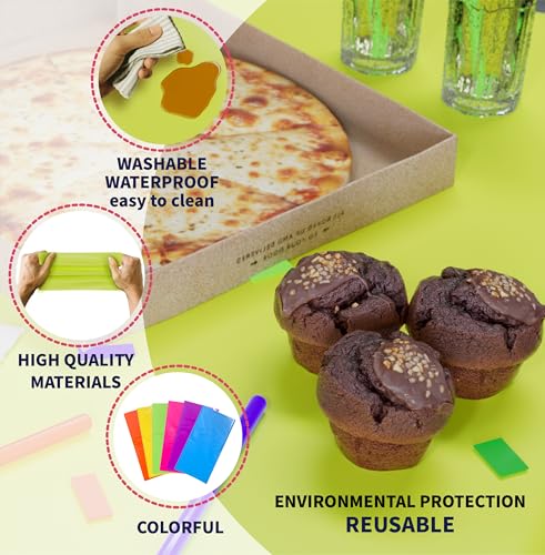 Glow in The Dark Party Supplies，6Packs Glow Party Table Covers - Product Imagery