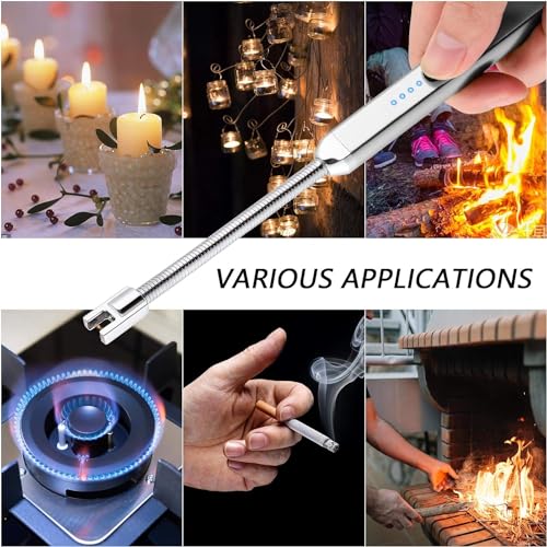 2 Pack Electric Candle Lighter, Birthday Christmas Stocking - Product Imagery