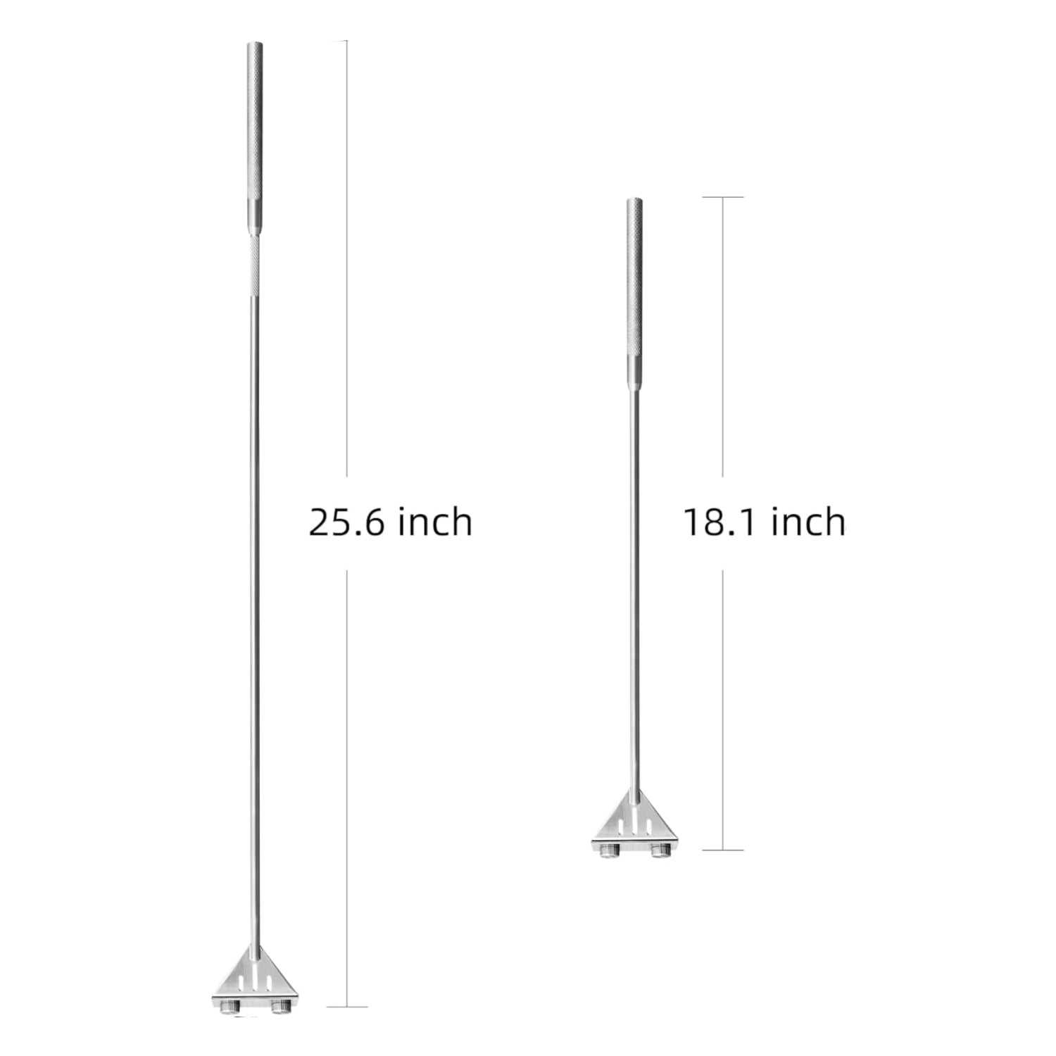 Kirecoo algae scraper for glass aquariums, 25.6-inch fish tank cleaner with a handle and scrubbing blade for algae removal.