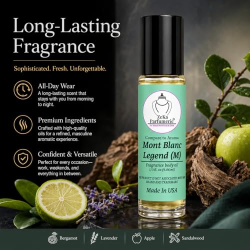 Compare to Aroma compatible with Mont Blanc Legend for Men - Product Imagery