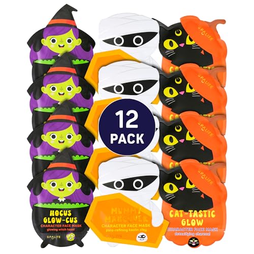 SpaLife Beauty Halloween Face Mask Spooky Glow Bundle | Korean - Product Imagery
