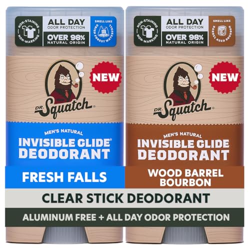 Dr Squatch Invisible Glide Natural Deodorant Men Aluminum - Dr. Squatch Official Imagery - 1