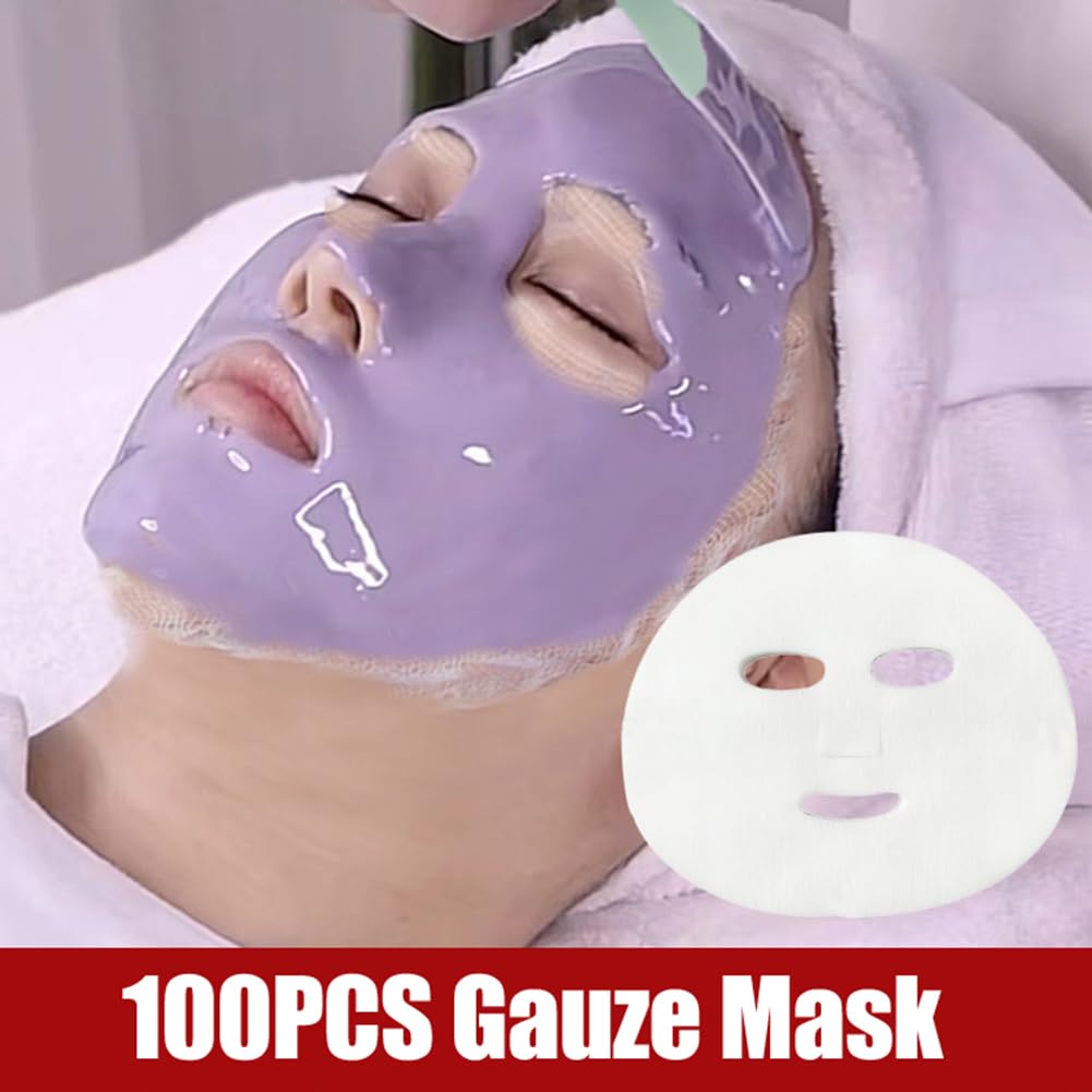 UPSTORE 100 Sheets Gauze Mask Large Precut Gauze Face Masks Soft - UP
