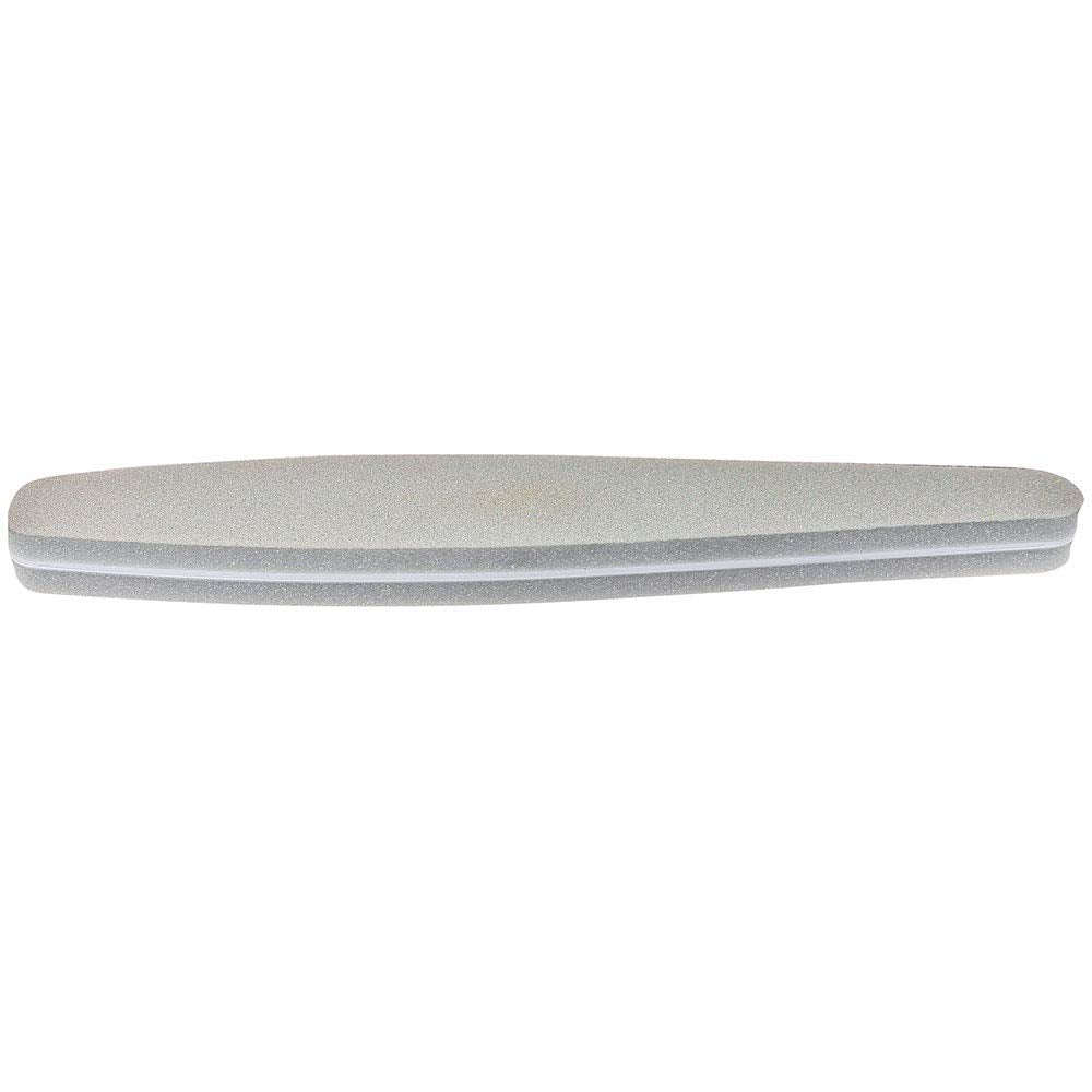 ForPro Professional Collection Expert Sponge Board, 100/180 Grit, Double-Sided Nail Board, 7” L x 1.25” W, 12-Count
