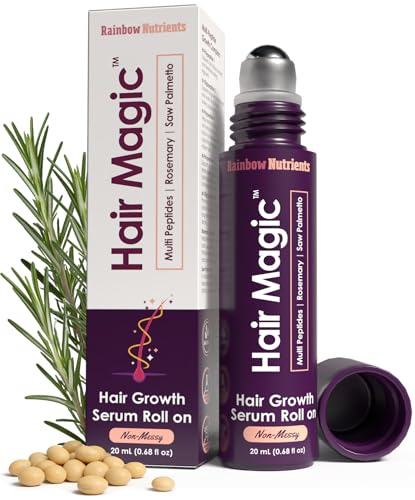 Rainbow Nutrients, LLC Hair Magic™ Hair Growth Serum Roll On - Multi Peptides + - Rainbow Nutrients, LLC Official Product View 1