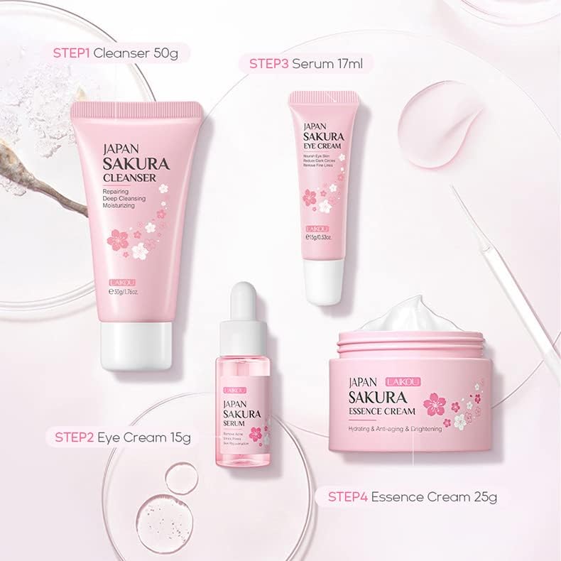 1 Pack Skin Care Set, Containing Deep Cleansing Facial Cleanser+ - Product Imagery