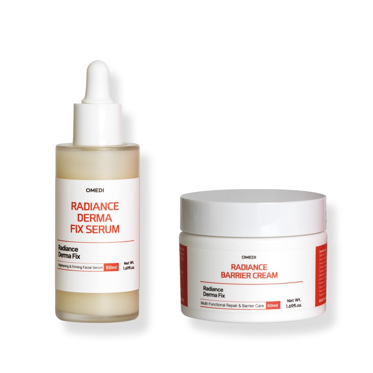 Radiance Glow Duo Skincare Set - Derma Fix Serum (1.69 fl oz) & - Product Imagery