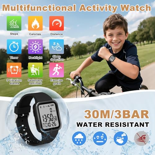 Edillas Digital Watch for Mens Womens, Fitness Tracker with EL - Product Imagery