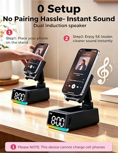 Bluetooth Speaker Birthday Gift for Men:Induction Cell Phone - Product Imagery