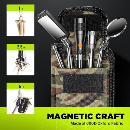 Telescoping Magnetic Pickup Tool Set, Inspection Mirror - Product Imagery