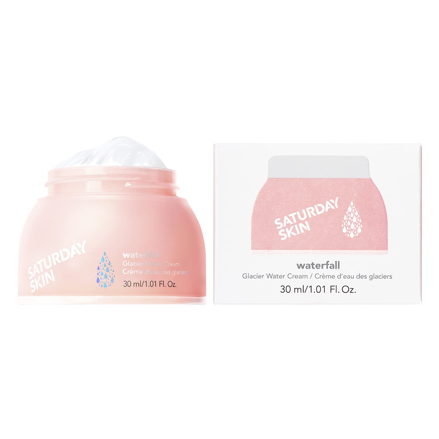 Saturday Skin Waterfall Glacier Water Cream: Oil Free Gel Moisturizer, 50ml - Saturday Skin Official Product View 8