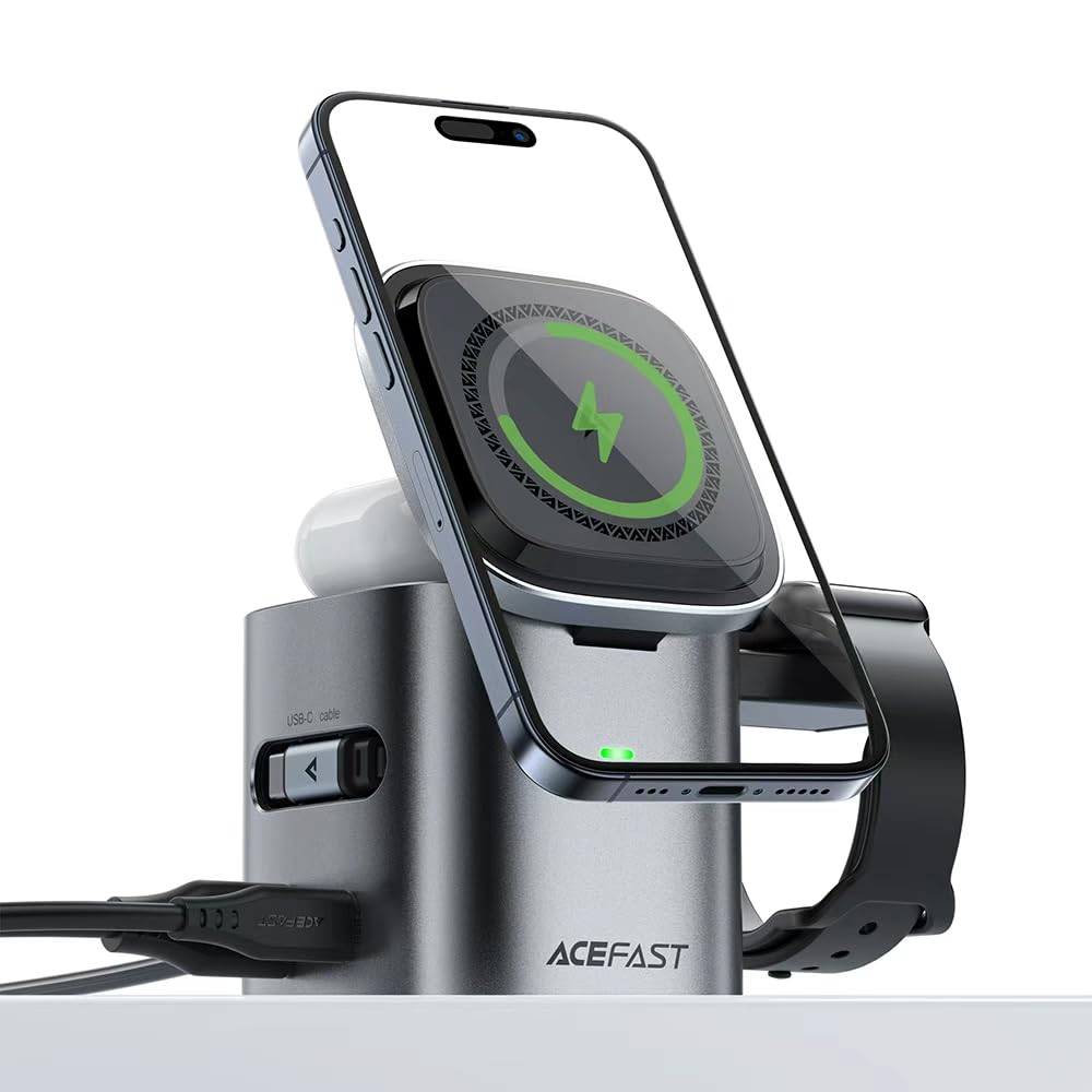 ACEFAST 6 in 1 80W Foldable GaN Wireless Fast Charging - ACEFAST Official Imagery - 1