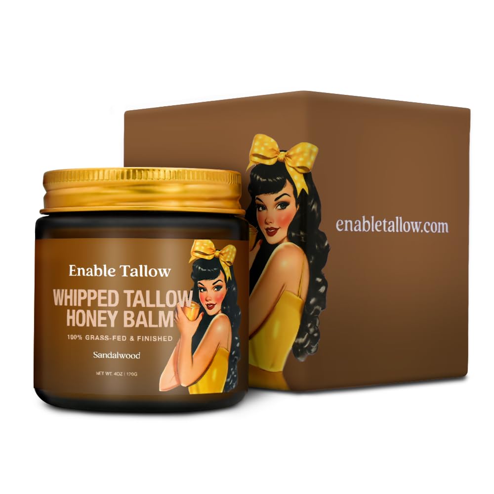 Face Body Cream Whipped Beef Tallow Manuka Honey Balm for - Enable Tallow Official Imagery - 3