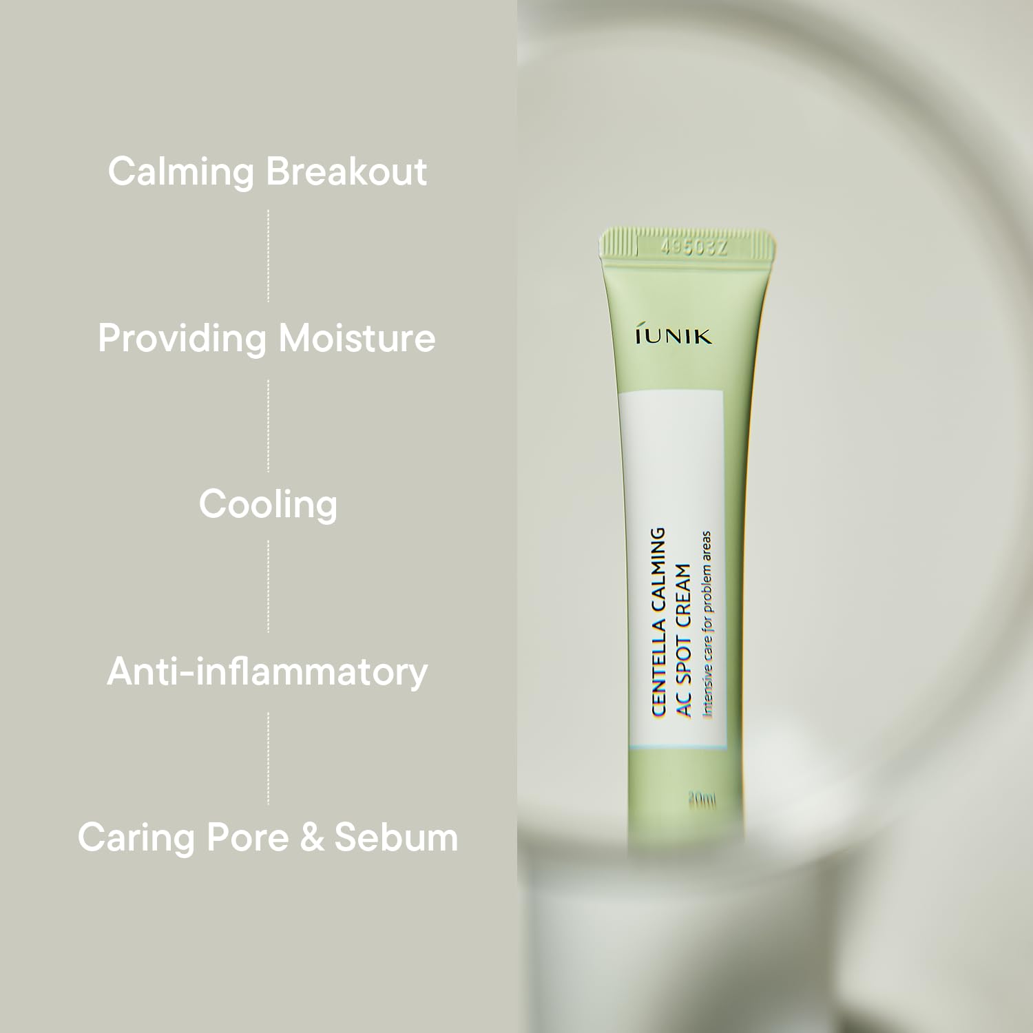 IUNIK Centella Calming AC Spot Cream -Tea Tree Blemish Spot Care 0.67 fl oz - IUNIK Official Product View 6
