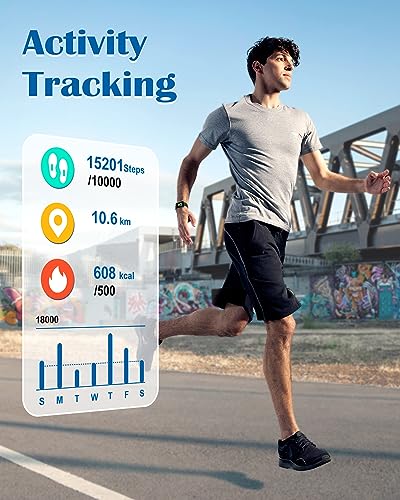 RUIMEN Smart Watches for Men Women, Bluetooth Calls, Fitness - Product Imagery