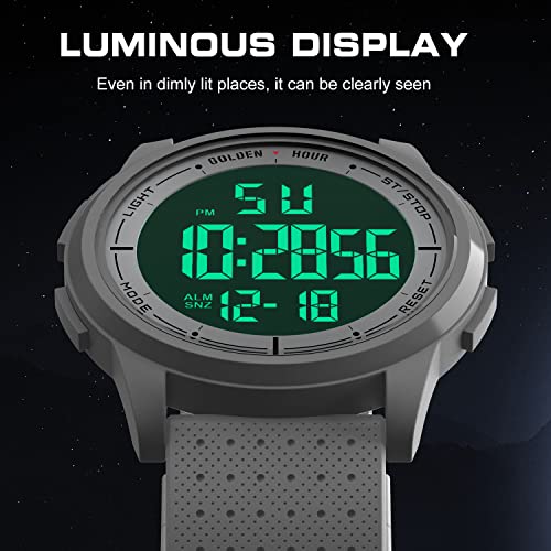 GOLDEN HOUR Ultra-Thin Minimalist Sports Waterproof Digital - Product Imagery