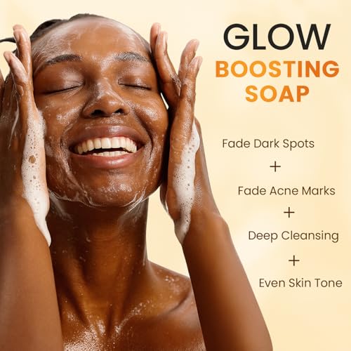 QOOQ Turmeric Kojic Acid Soap for Dark Spot Remover - Facial - Product Imagery