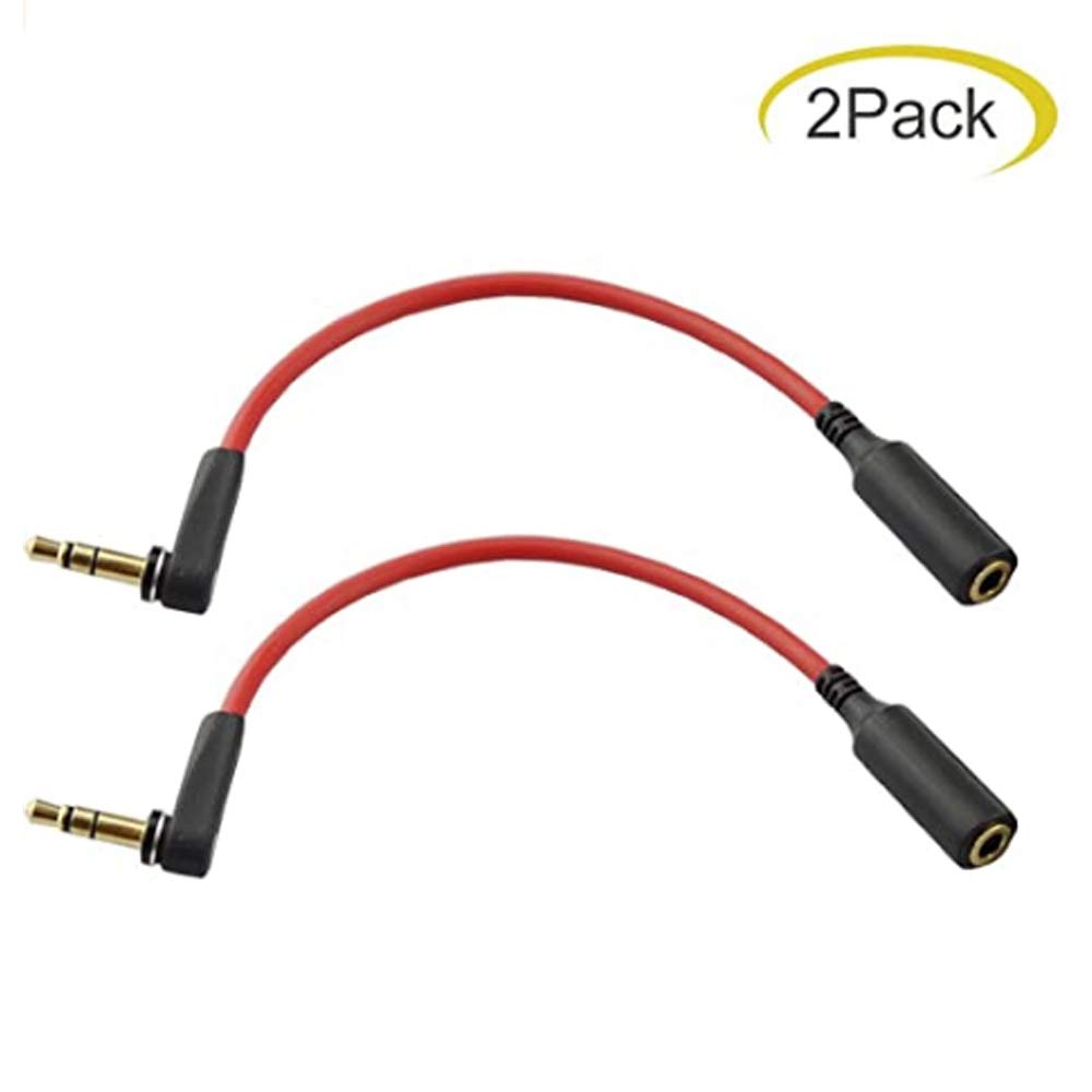 Seadream Aux Cord Extender Short 3.5mm Stereo Audio Extension Cab by Seadream - Angle View 3