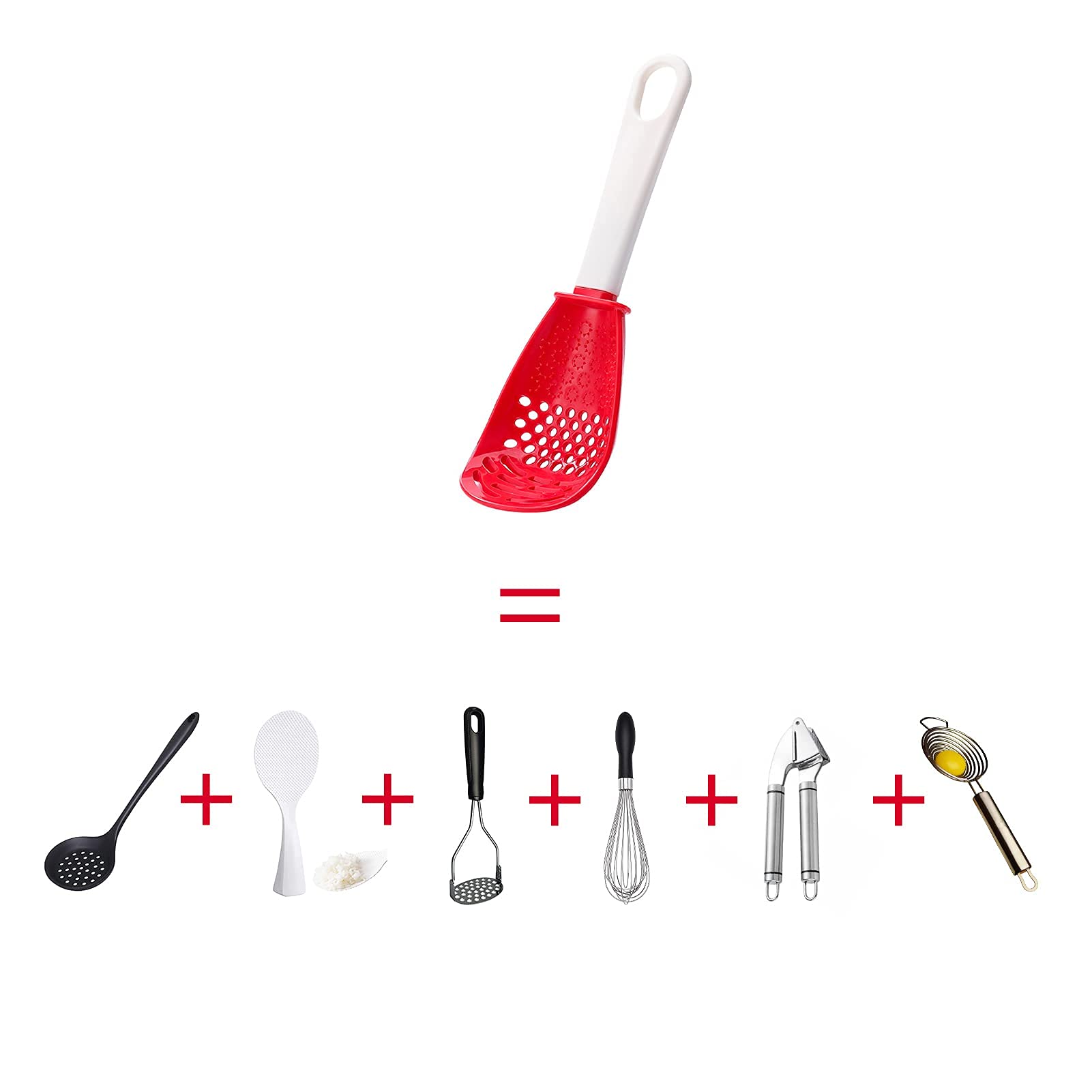 Ouboda 6 in 1 Multifunctional cooking gadgets, 356°F Heat Resistant ki - View 6