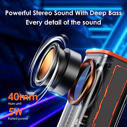 Transparent Wireless Bluetooth Speaker Portable Mini Speaker - Product Imagery