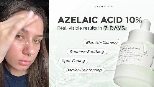 SKIN1004 Azelaic Acid 10% Ampoule, Hydrating Face Serum for Blemi - Product Imagery