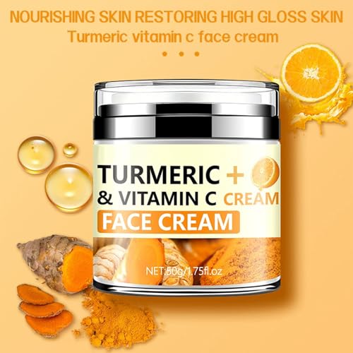 Turmeric Firming Face Cream,Hydrating Anti-wrinkle Tighten Lift - Product Imagery