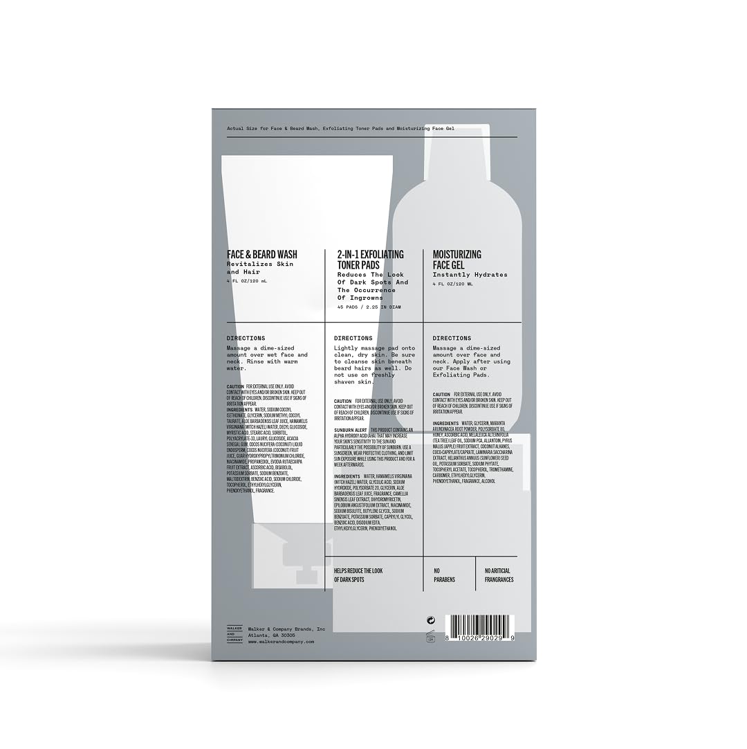 Bevel facial skincare set for men with face wash, moisturizer, and grooming products in a sleek kit for men's skincare routine.