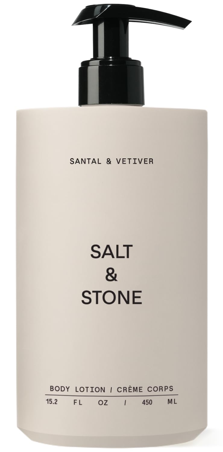 Salt Stone Body Lotion for Women Men Vegan Santal Vetiver 15 - Salt & Stone Official Imagery - 2
