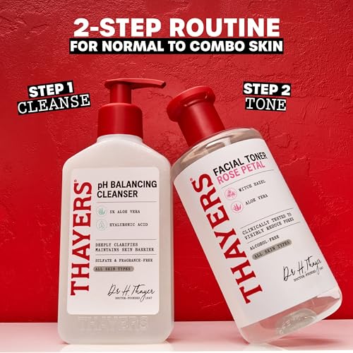 THAYERS pH Balancing Daily Cleanser, Face Wash with Aloe Vera, - Product Imagery