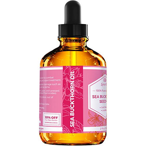 Leven Rose Sea Buckthorn Seed Oil, 100% Pure Unrefined Cold - Product Imagery